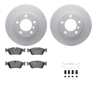 R1 Concepts WDTH1-31012 Brake Rotors - Carbon Coated W/ Euro Ceramic Pads & Hdw